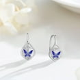 thumbnail image 7 of Midir&Etain Leverback Earrings for Women 925 Sterling Silver Celtic Butterfly Dangle Drop Earring Irish Jewelry Gifts for Women Girlfriends Good Luck Gifts, 7 of 7