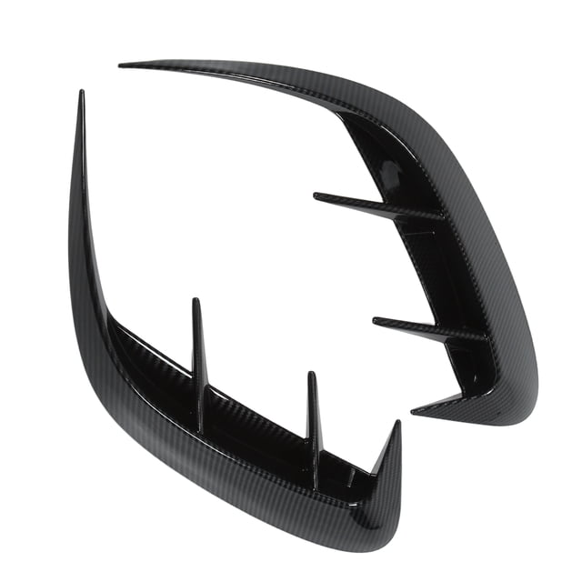 Rear Bumper Side Diffuser,2PCS Rear Bumper Fog Rear Bumper Side Splitter Rear Fog Light Trim Maximized Efficiency