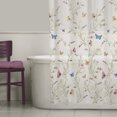 Multicolor PEVA Shower Curtain, 70" x 72", Zenna Home Garden Flight