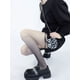 thumbnail image 5 of Medias finas con degradado de verano, color caramelo, piernas delgadas, hermosas piernas, calcetines inferiores, 5 of 6