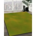 thumbnail image 3 of Ahgly Company Machine Washable Indoor Rectangle Transitional Olive Green Area Rugs, 2' x 4', 3 of 7