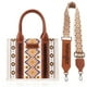 thumbnail image 3 of Bolso Wrangler Boho Aztec de lona con hombros holgados para mujer, 3 of 6