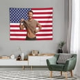 thumbnail image 4 of Glen Star Powell National Flag Poster Dormitory Living Room Bedroom Interesting Tapestry Indoor And Outdoor Decorative Wall Aesthetic Fashion Personality Art Home Decoration, 4 of 8