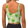 thumbnail image 3 of Lsque St Patrick's Day11 Printed Women'S Sports Bra, Compression, Moisture Wicking, High-Impact Sports Bra For Women,Supportive sports bra-Medium, 3 of 9