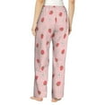 thumbnail image 3 of Goofa Floral Strawberr Printed Soft Pajama Pants for Women, Wide Leg Comfy Casual Lounge Yoga Pants-X-Large, 3 of 9
