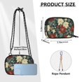 thumbnail image 4 of FORMRS Mini Crossbody Bag for Women Adjustable Rope Shoulder Casual Phone Purse, Christmas Blooms, 4 of 7