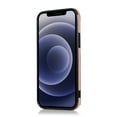 thumbnail image 4 of Wallet Case for iPhone 12  / 12 Pro, Detachable Crossbody Lanyard Strap PU Leather+Soft TPU Bumper Magnetic Clasp Back Flip Credit Card Slots Kickstand Cover for iPhone 12  / 12 Pro - 6.1", Rosegold, 4 of 10