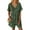 Green, variant on MORTTIC Women's Casual Summer Romper Short Sleeve V-Neck Jumpsuit with Pockets for Comfortable Everyday Wear, S