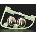 thumbnail image 4 of Greeniant 20 piezas alarmas de mordedura de pesca punta de abrazadera de caña portátil doble campana impermeable Clip campanas anillo aparejos Pescar, 4 of 6