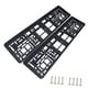 thumbnail image 3 of 2 piezas de accesorios para de matrícula de con tornillos de repuesto decorativos negros, 3 of 9