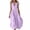 #0372-Purple, variant on Women's Maxi Dresses Sleeveless Collared Button Front Dresses Casual Errands Soft Breathable A Line Casual Dresses Gift
