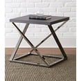 thumbnail image 3 of Steve Silver Aegean 23" Square End Table in Black Nickel, 3 of 4