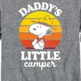 thumbnail image 3 of Peanuts - Daddy's Little Camper - Toddler And Youth Long Sleeve Graphic T-Shirt, 3 of 6