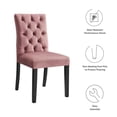 thumbnail image 4 of Duchess Performance Velvet Dining Chairs - Set of 2, 4 of 9