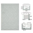 thumbnail image 3 of RUGKING 6x9 Area Rug Modern Washable Rug Boho Carpet Non Slip Gray Mat for Dinning Room Living Room Bedroom, 3 of 9