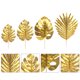 thumbnail image 2 of Decoración de hojas falsas Linaichen, 20 piezas, decoración de plantas artificiales, adorno de plantas, hojas doradas simuladas, 2 of 8