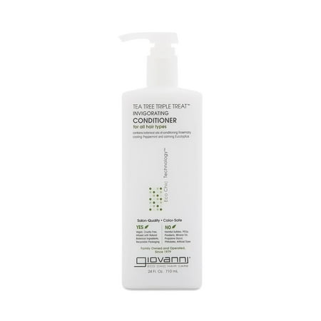 Giovanni Tea Tree Triple Treat Invigorating Conditioner 24 Oz Pack of 6