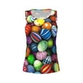 thumbnail image 6 of Sigee Easter Eggs2 for Women's Workout Tank Top,Running Tank Tops,Sleeveless Gym ClothesLarge, 6 of 8
