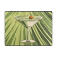 thumbnail image 5 of Yayeee Area Rugs for Living Room 5.2'x4' Non Slip Washable Bedroom Floor Carpet, Light Green Martini, 5 of 5