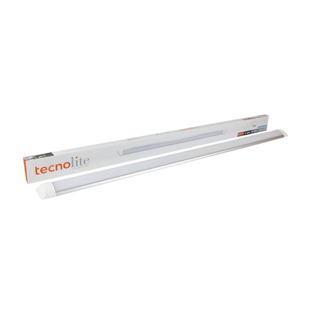 Lámpara Regleta LED Tecnolite 1.20 m Sobreponer 36 W Luz Día negro