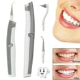thumbnail image 1 of Electric Ultrasonic Tooth Cleaner Oral Teeth Stain Dental Cleaning Remover Kit Battery Operated, 1 of 5