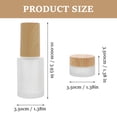 thumbnail image 3 of Nail Polish Removal Containers Transparent Wood 2Pcs 10x3.5x3.5cm, 3 of 8