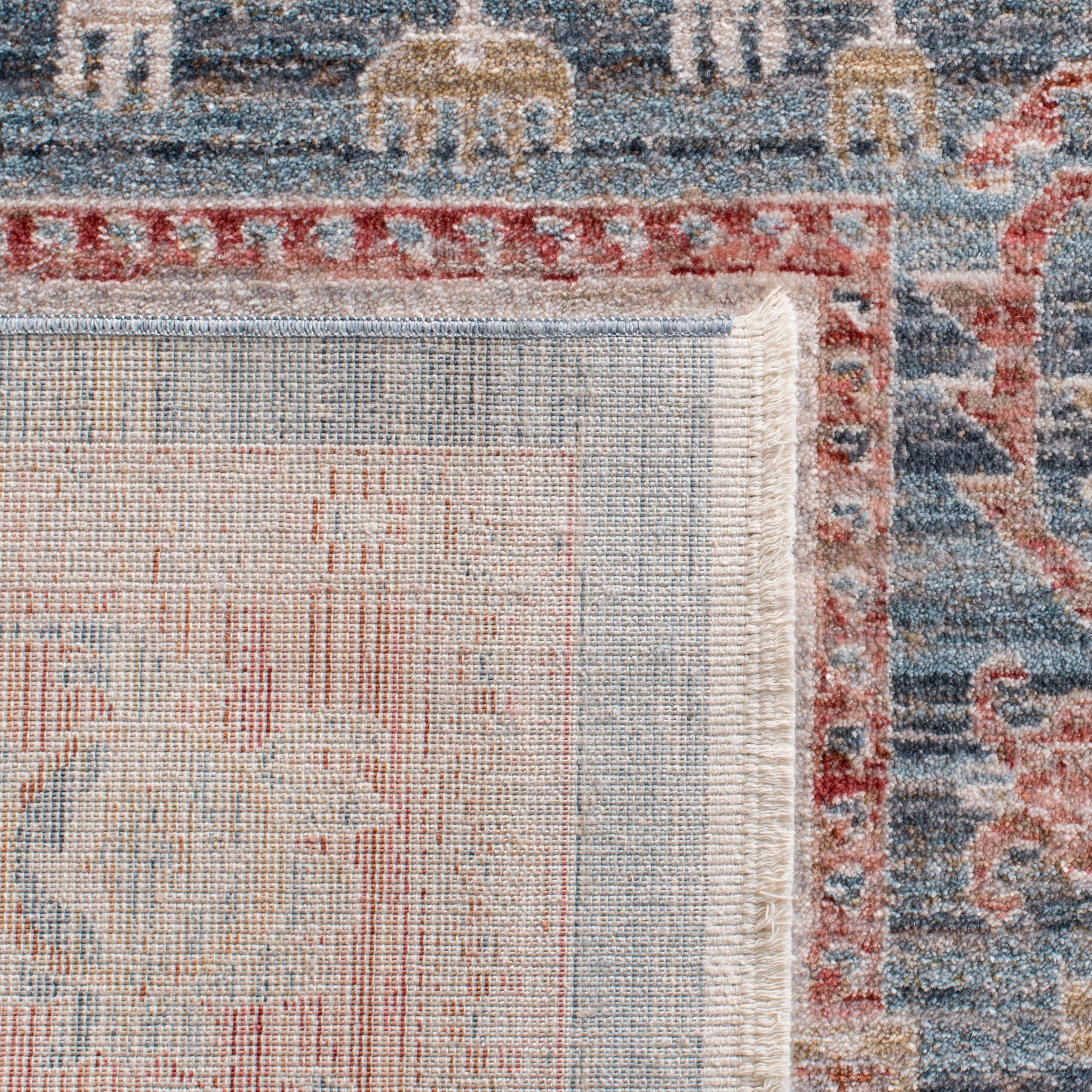 SAFAVIEH Kenitra Collection KRA659M Blue / Red Rug