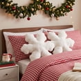 thumbnail image 5 of Christmas Pillows Snowflake Decorative Cushion Soft & Cozy for Sofa Bed Chair Reading Nook Window Seat Christmas Decorations by MPOISVA, 5 of 6