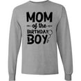 thumbnail image 3 of Inktastic Mom of the Birthday Boy with Balloon Long Sleeve T-Shirt, 3 of 5