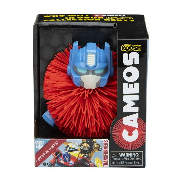 Koosh Cameos - Optimus Prime - Transformers - Juguete de regalo para fanáticos de Fidget Ball táctil coleccionable para adultos y niños a partir de 8 años