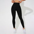 thumbnail image 6 of BODOAO Women's Wash Tight Fitness Yoga Pants Wash High Waisted Running Pants Butt Lifting Leggings for Women Impact Gym Seamless Workout Leggings Mid Low Waist Tummy Control Yoga Pants Black L, 6 of 7