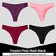 thumbnail image 1 of Tanga de algodón para mujer, 4 Uds., bragas cómodas, 6 colores sólidos, S-XXL, tangas sexis, calzoncillos para mujer Tan Jianjun unisex, 1 of 2