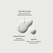 Naturium The Calmer Ceramide Body Wash, Frangrance-Free, Cleansing & Moisturizing for Dry, Sensitive Skin, Dermatologist-Tested, Paraben & Cruelty-Free, 16.9 fl oz
