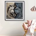 thumbnail image 3 of (A6541) Pintura Leopardo Tai Chi Con Diamantes Serie Dibujos Animados Resina 30*30CM, 3 of 9