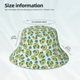 thumbnail image 3 of Sikiie Avocado Sleeping Reflective Double-Sided Bucket Hat, Sun Hat, for Gardening, Beaching, Camping, Hiking, Fishing, 3 of 6