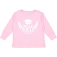 thumbnail image 3 of Inktastic Grad Squad with Graduation Cap and Wings Boys or Girls Long Sleeve Toddler T-Shirt, 3 of 5