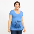 thumbnail image 2 of asdoklhq Pregnant Clothes Clearances Women O-Neck Short Sleeve My Baby Loves Tacos Print Pregnancy Maternity Top Tee, 2 of 8