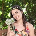 thumbnail image 4 of Dserhfy Assorted Colored Rose Flower Crown for Women Floral Bohemian Headpiece Fairy Wreath Headband with Green Leaves for Wedding Party Vacation Photography Props, 4 of 8