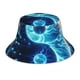 thumbnail image 1 of Fotbe Blue Yin And Yang Sombrero Tipo Pescador con Estampado – Sombrero de Sol de Algodón de Moda para Playa, Golf, Pesca, 1 of 6
