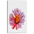 thumbnail image 2 of Large Red Yellow Flower Painting - Large Floral Canvas Artwork, 2 of 3