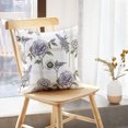 thumbnail image 5 of LALILO Throw Pillow Covers Floral With Plaid Plaid Bird Floral Oriental Cushion Cover 18" x 18", 2 Pack, 5 of 6