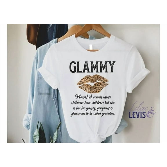 DOPASHIRT Glammy Glam-Ma Description Shirt, Glamma Like A Normal Grandma, Gift For Unisex S-5XL Hot Trending Shirt, Vintage Birthday Gift