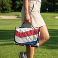 thumbnail image 3 of HUIACONG US Flag Golf Golf Cart Covers Seat Anti-Slip 4 Pocket Golf Cart Covers Seat Club Car Portable Breathable Fit Most Cars EZGO Yamaha Club Car, 3 of 7