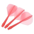 thumbnail image 4 of Unique Bargains Vol de Fléchettes Intégrés, Ensemble de 9 Fléchettes Durables, Rouge Transparent, 4 of 5