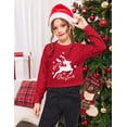 thumbnail image 5 of Arshiner Girls Crop Tops Kids Long Sleeve Pullover Sweatshirts Girls Cropped Crewneck Sweatshirt, 5 of 6