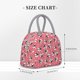 thumbnail image 2 of Fotbe French Bulldog Face Bolsa de Almuerzo con Estampado, Lonchera Aislada, Contenedor de Comida Reutilizable Tipo Cooler a Prueba de Fugas, 2 of 6