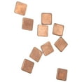 thumbnail image 3 of Disipador de calor de 401 W/mk, conductividad térmica, sin rebabas, de cobre brillante, pequeño, para portátil, GPU, CPU, 15 x 15 x 2 mm, 100 unidades, 3 of 14