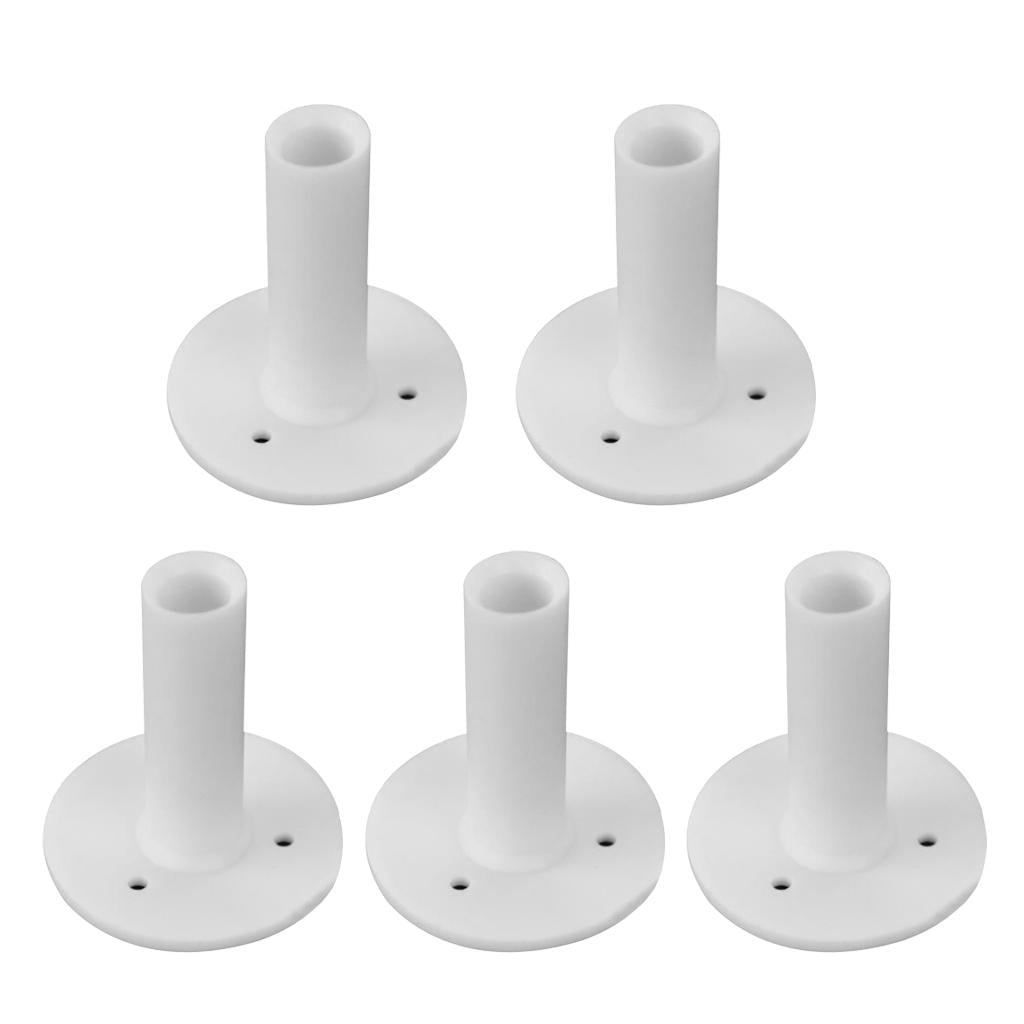harayaa 3x5 Pieces Rubber Golf Driving Range Practice Tee Holder Tees Divot Tool White 3 Pcs