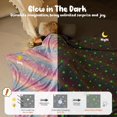 thumbnail image 2 of In Dark Blanket, Soft Flannel Fleece Stars Blanket,All Season Throw Blanket For, 2 of 6