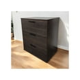 thumbnail image 3 of Klair Living Morgan Farmhouse Three-Drawer Jumbo Dresser in Espresso, 3 of 4